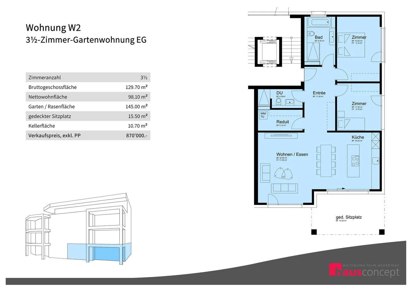 Wohnung kaufen - Foto 3 von 4