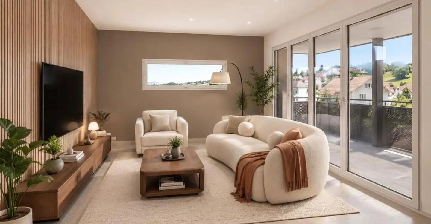 Appartements de 4.5 pièces au rez-de-jardin - visites possibles ! - Photo 2 sur 9