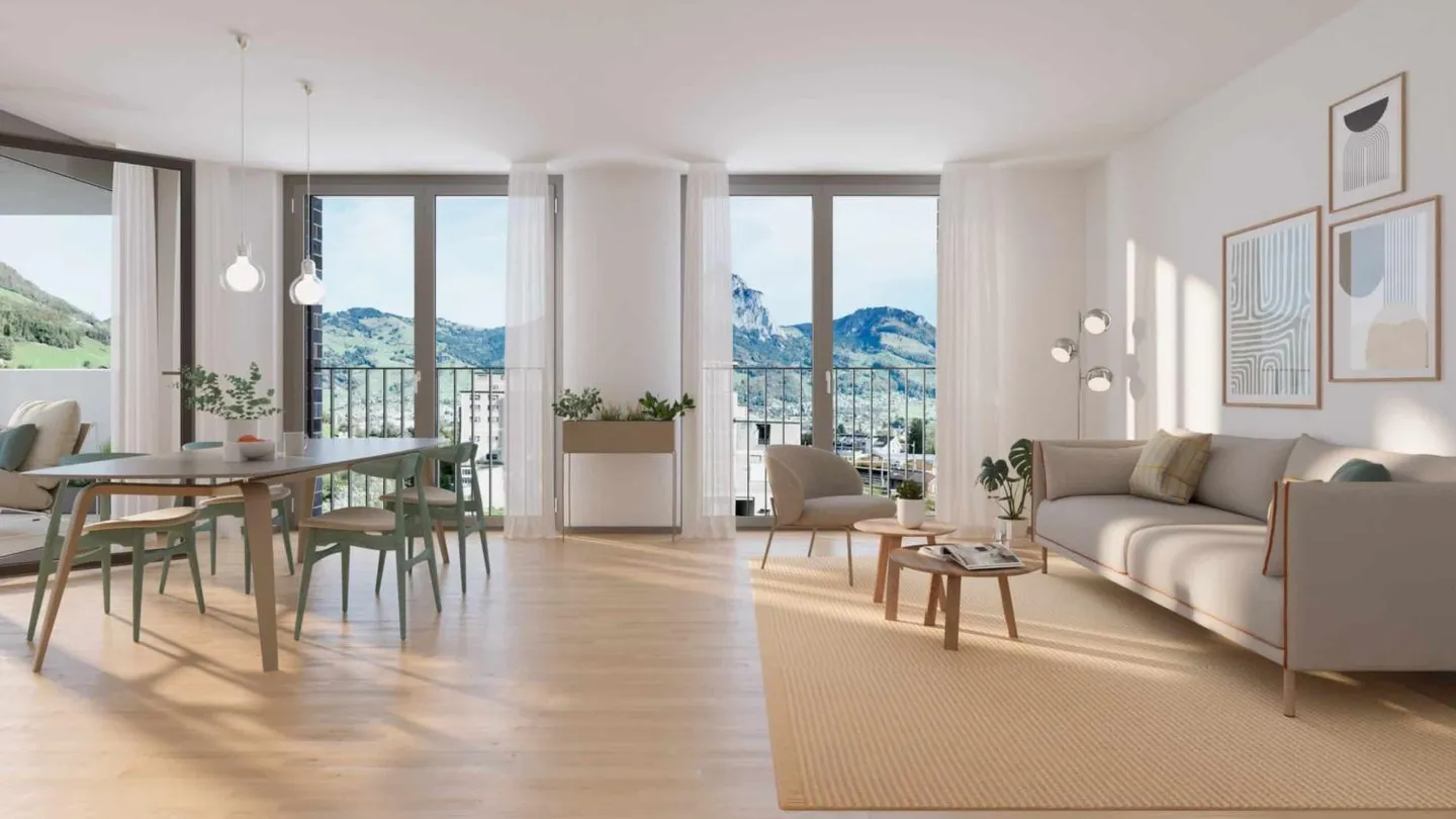 Appartement moderne au bord du lac de Lucerne - Photo 2 sur 6