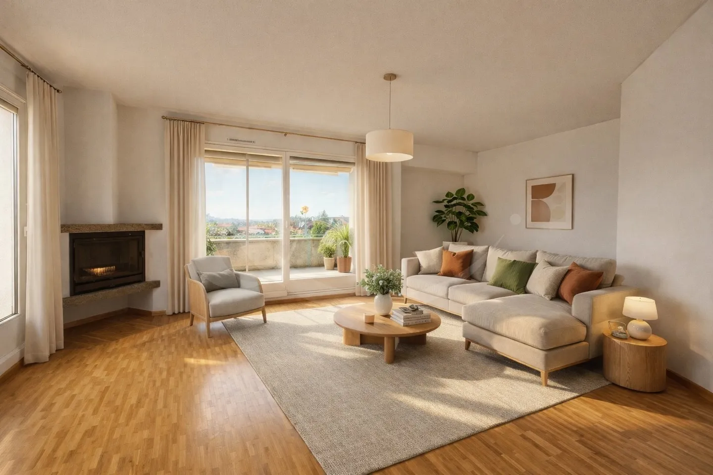 Exklusives Dachgeschoss, das die gesamte Etage einnimmt, mit großer Terrasse im Herzen von Perly - Foto 1 von 13