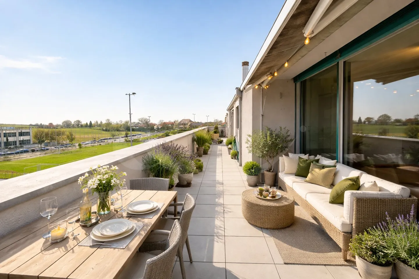 Exklusives Dachgeschoss, das die gesamte Etage einnimmt, mit großer Terrasse im Herzen von Perly - Foto 13 von 13