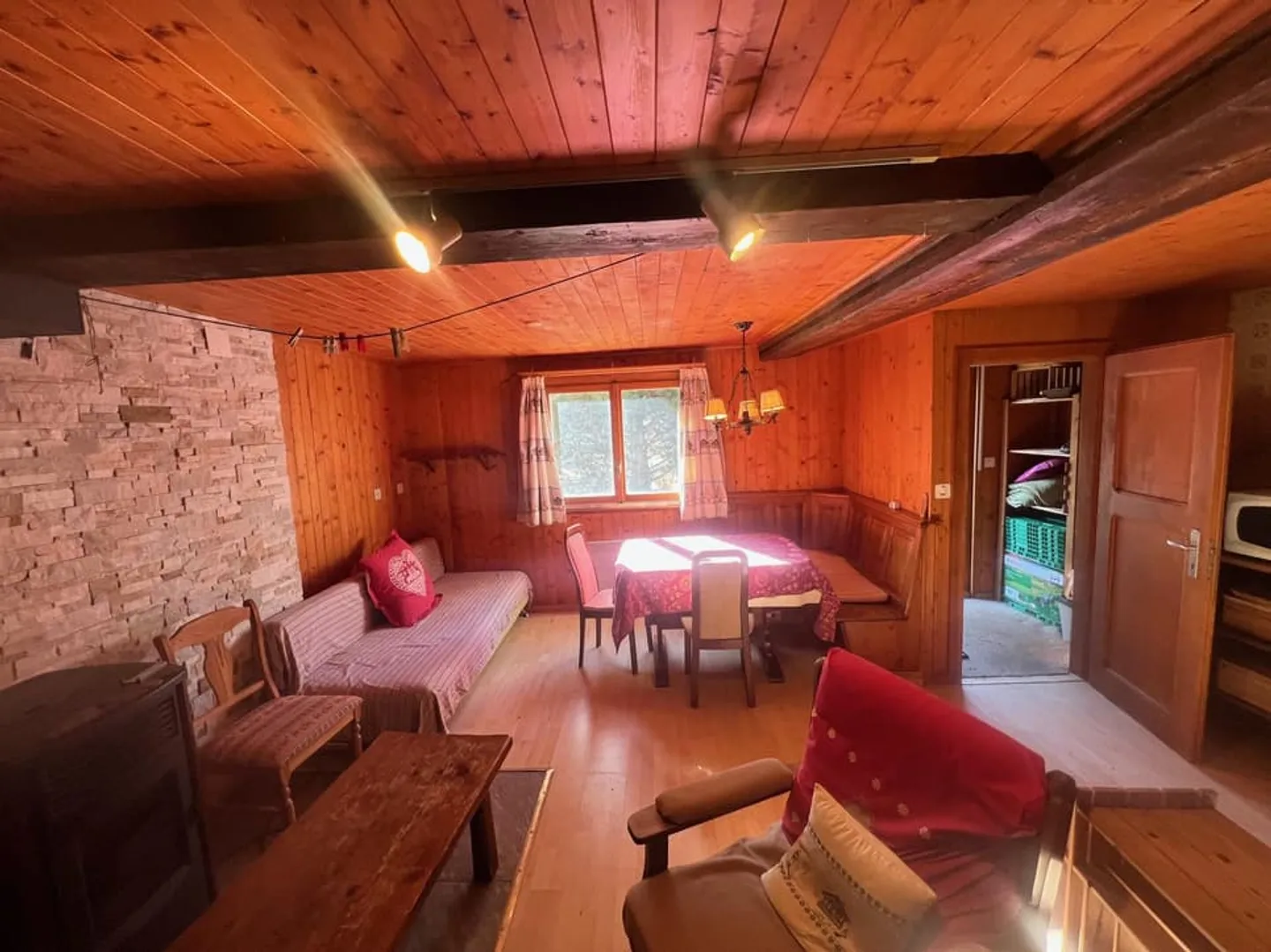 In vendita a Tzoumaz chalet a schiera di 4 stanze in zona tranquilla - Foto 5 di 13