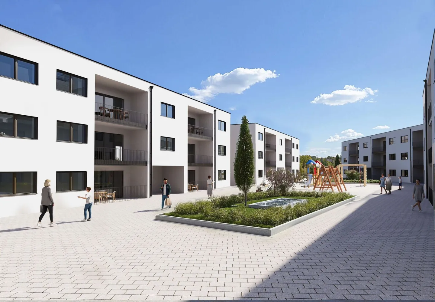 Nuovo appartamento di 2,5 stanze a Farvagny - Foto 2 di 4