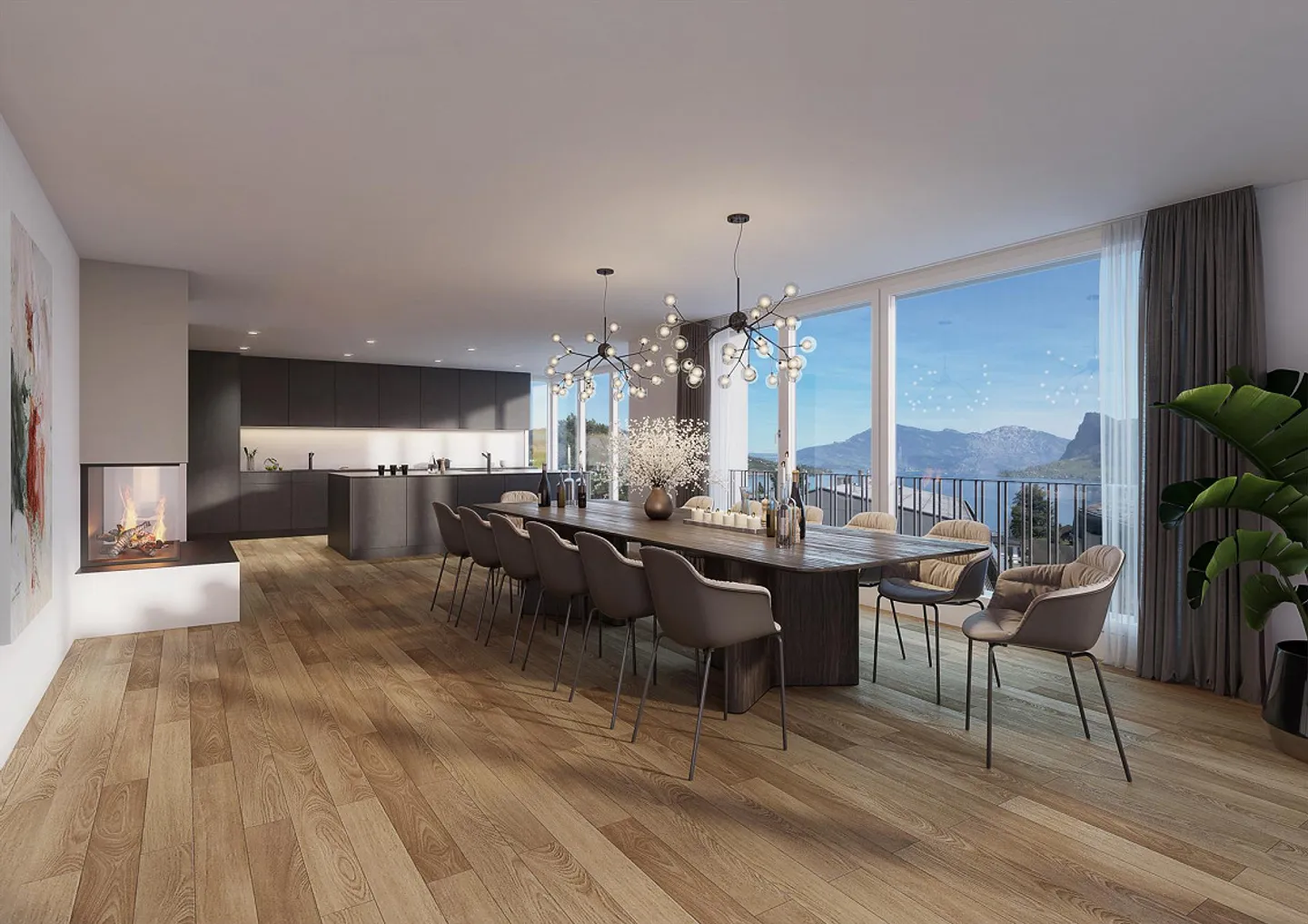 Exklusive Gartenwohnung in Hergiswil - Foto 4 von 9