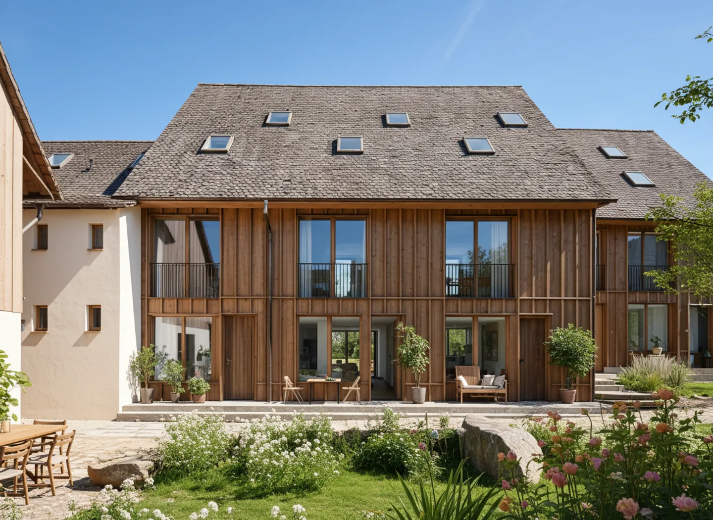 Charmante Familienhäuser in Aesch - Foto 1 von 13