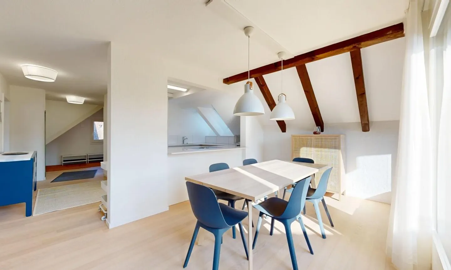 Light-flooded penthouse duplex in a quiet location in Zurich-Witikon - Photo 3 of 11