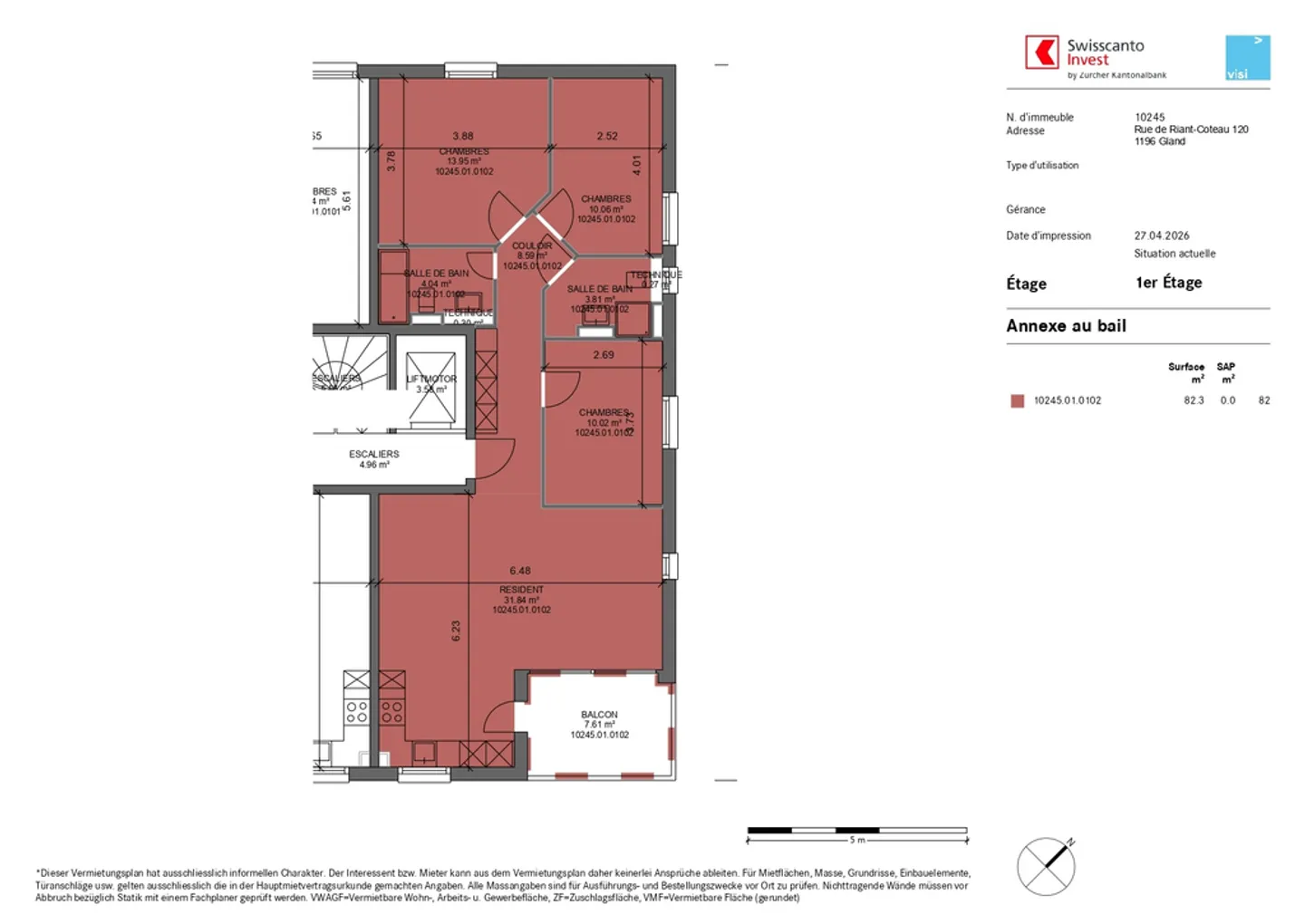 4-room apartment - Photo 2 of 2
