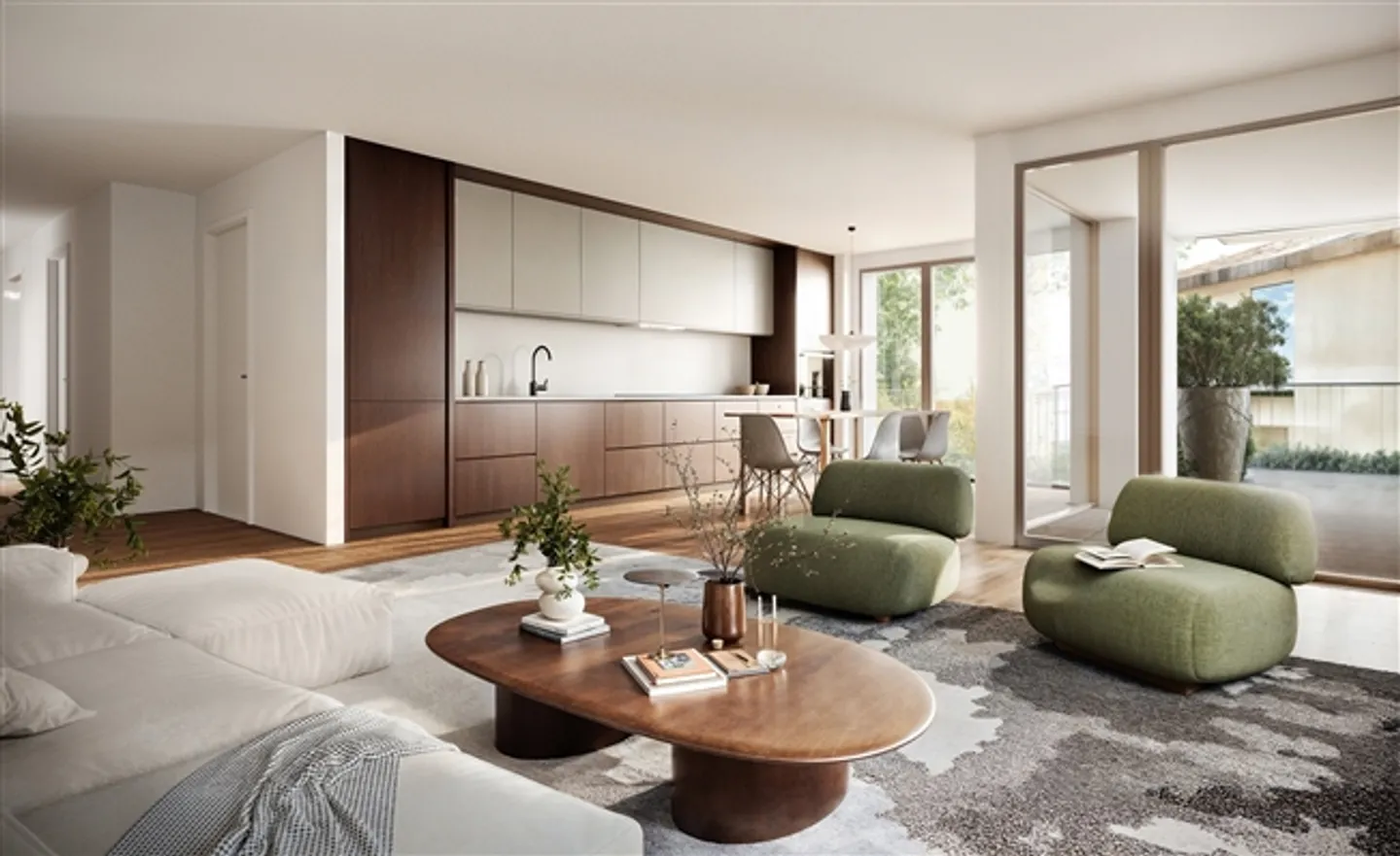 Appartement spacieux de 2,5 pièces au cœur de Fully - Photo 3 sur 4