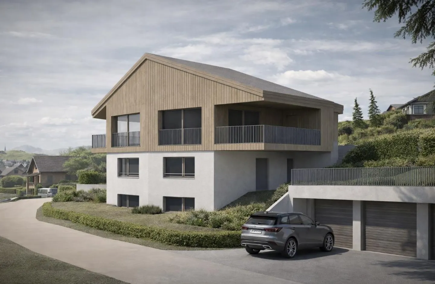 Maison jumelée moderne avec vue imprenable sur le lac - Photo 1 sur 11