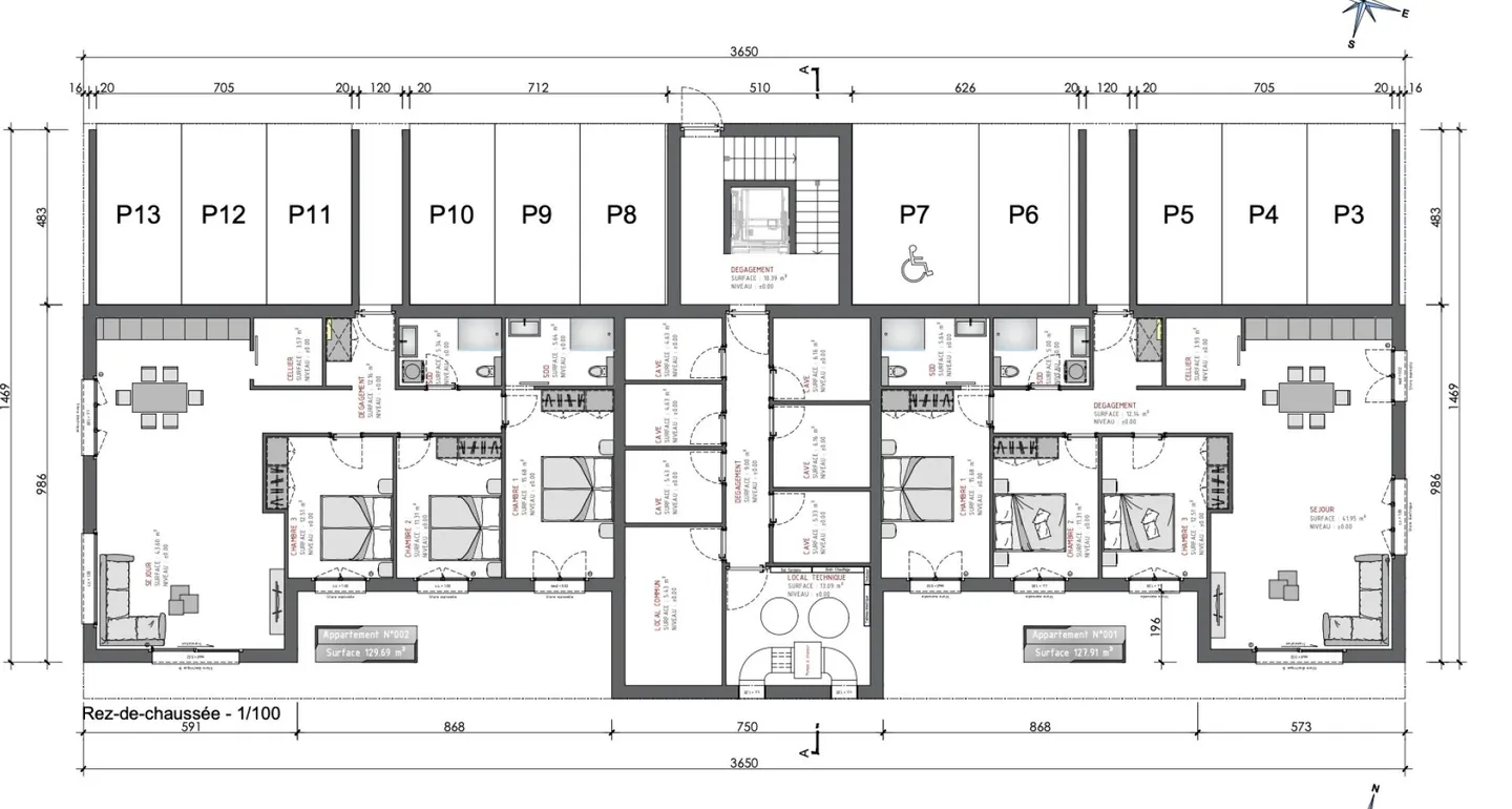 Lot 102 - 2,5 pièces neuf dans le bâtiment Gourmette avec 6 appartements - Photo 3 sur 15