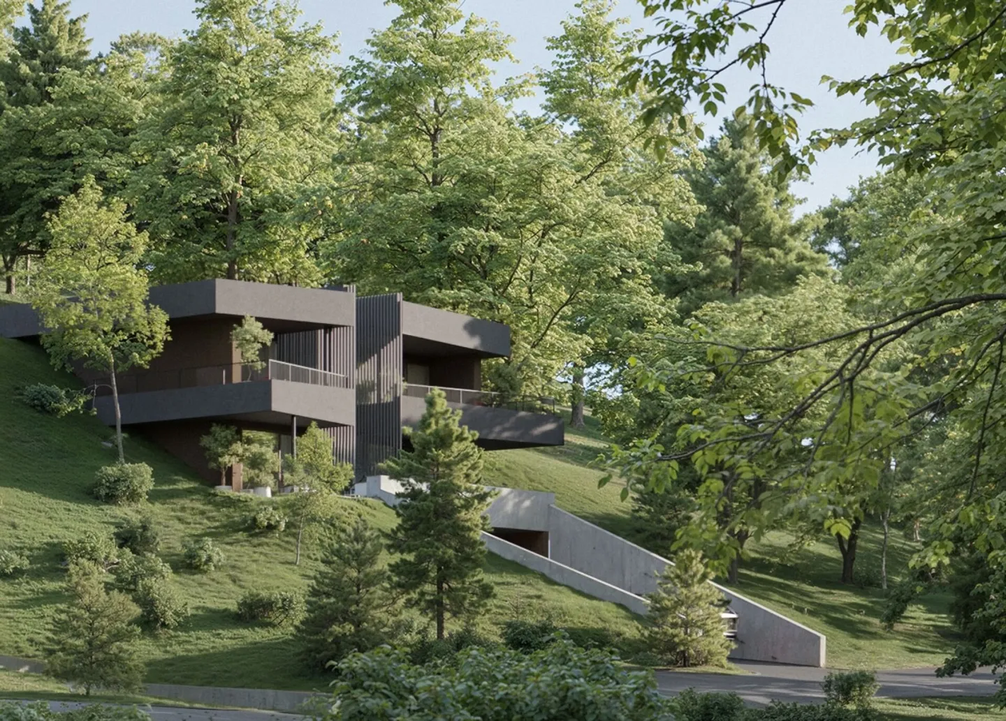 Savièse 16 appartamenti e 1 villa in stile moderno con vista panoramica, nel cuore di una residenza ecologica di alto livello - Foto 3 di 17