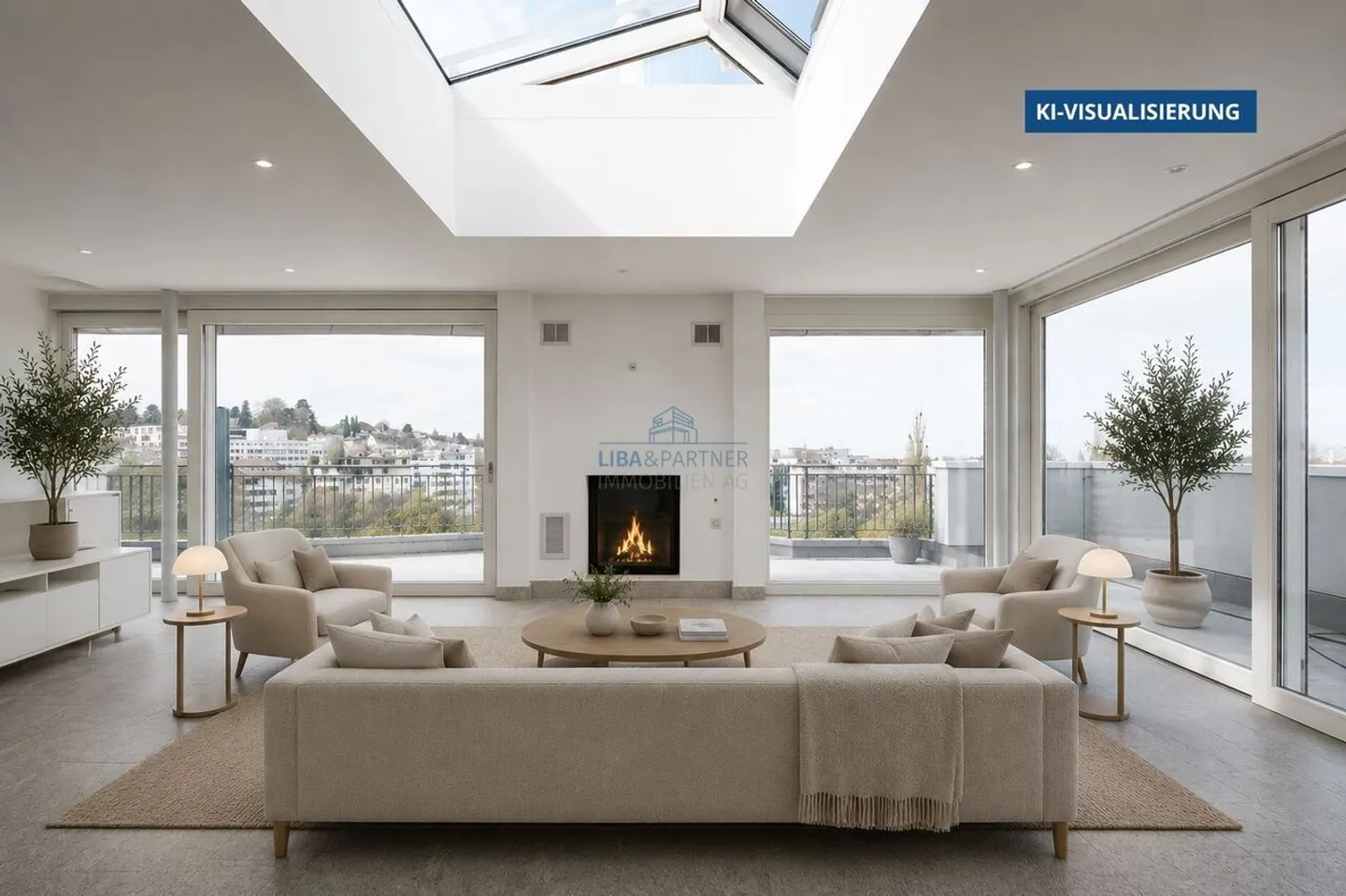 Penthouse Maisonette with Unobstructed Views over Binningen & Basel - Photo 3 of 14