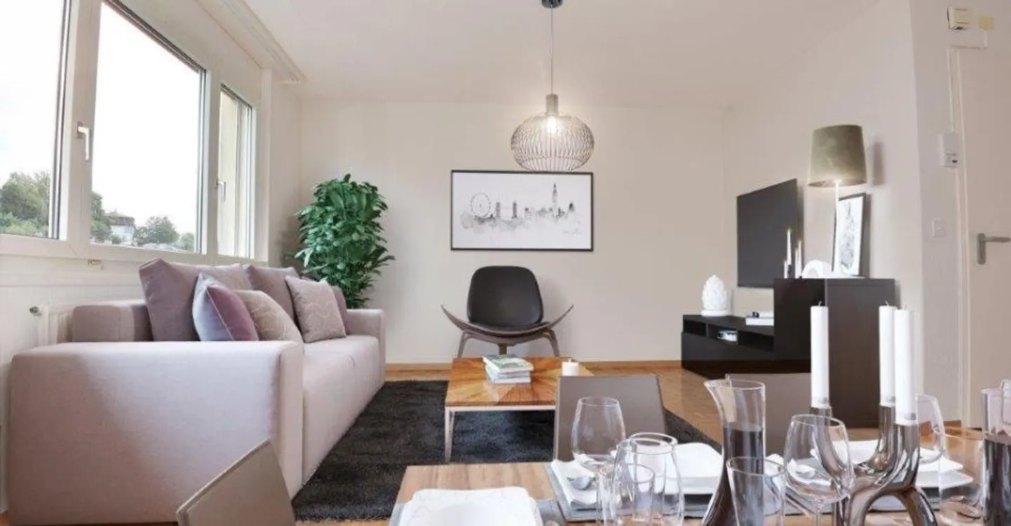Quartier Valentin, schöne 2-Zimmer-Wohnung im 3. Stock - Foto 2 von 5