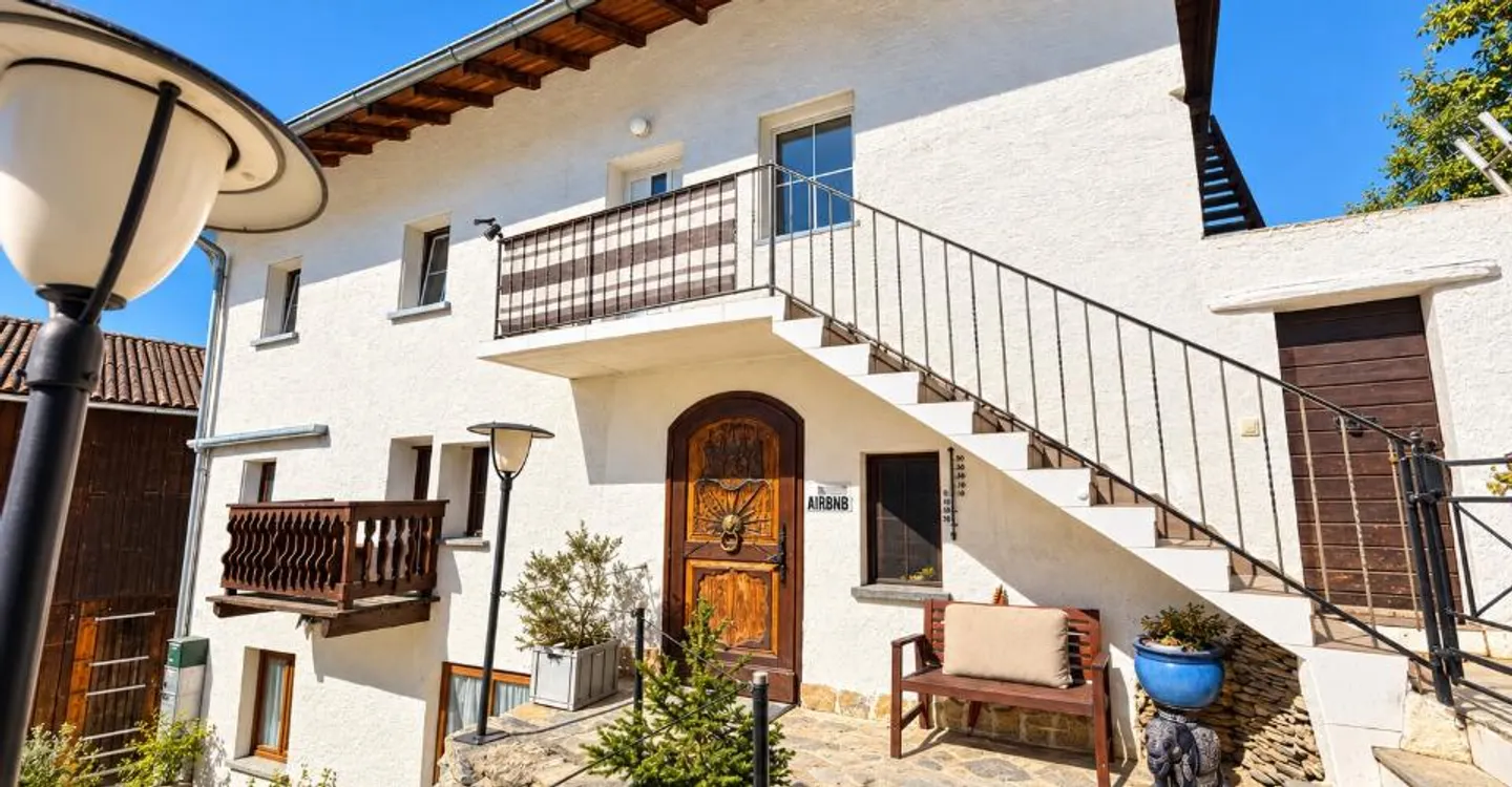 Atypical Character House in Savièse: Volumes, Authenticity, and Potential - Photo 2 of 13