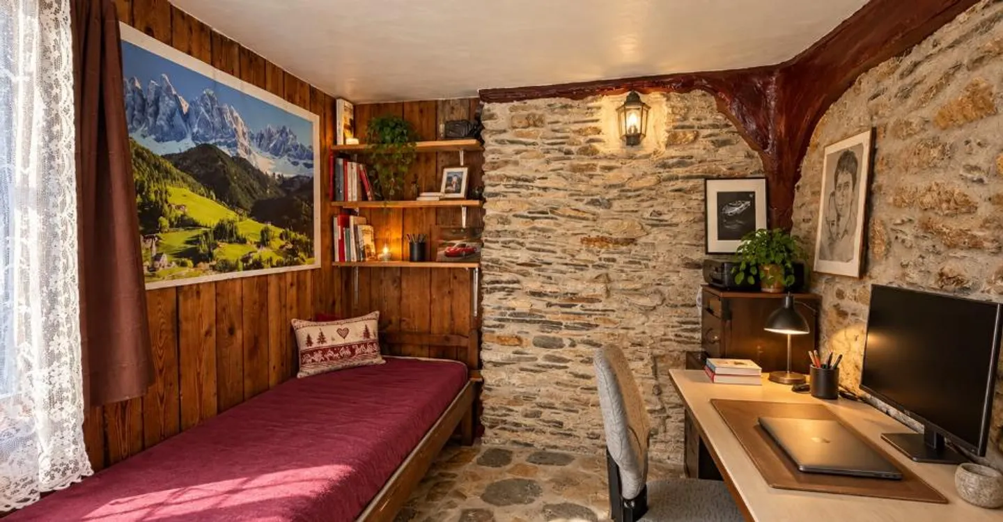 Atypical Character House in Savièse: Volumes, Authenticity, and Potential - Photo 8 of 13