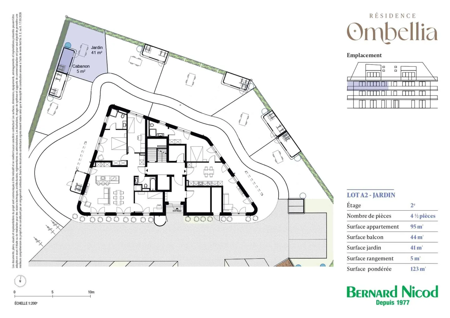 Appartamento nuovo di 4,5 locali al 2° piano con balcone e giardino privato - Foto 3 di 6