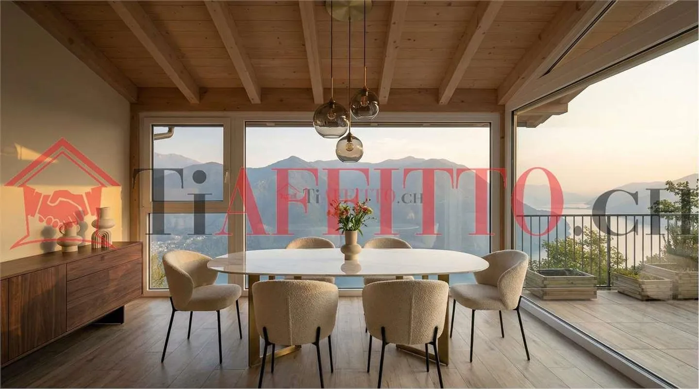 Elegante 5-Zimmer-Wohnung in Brè - Foto 6 von 13