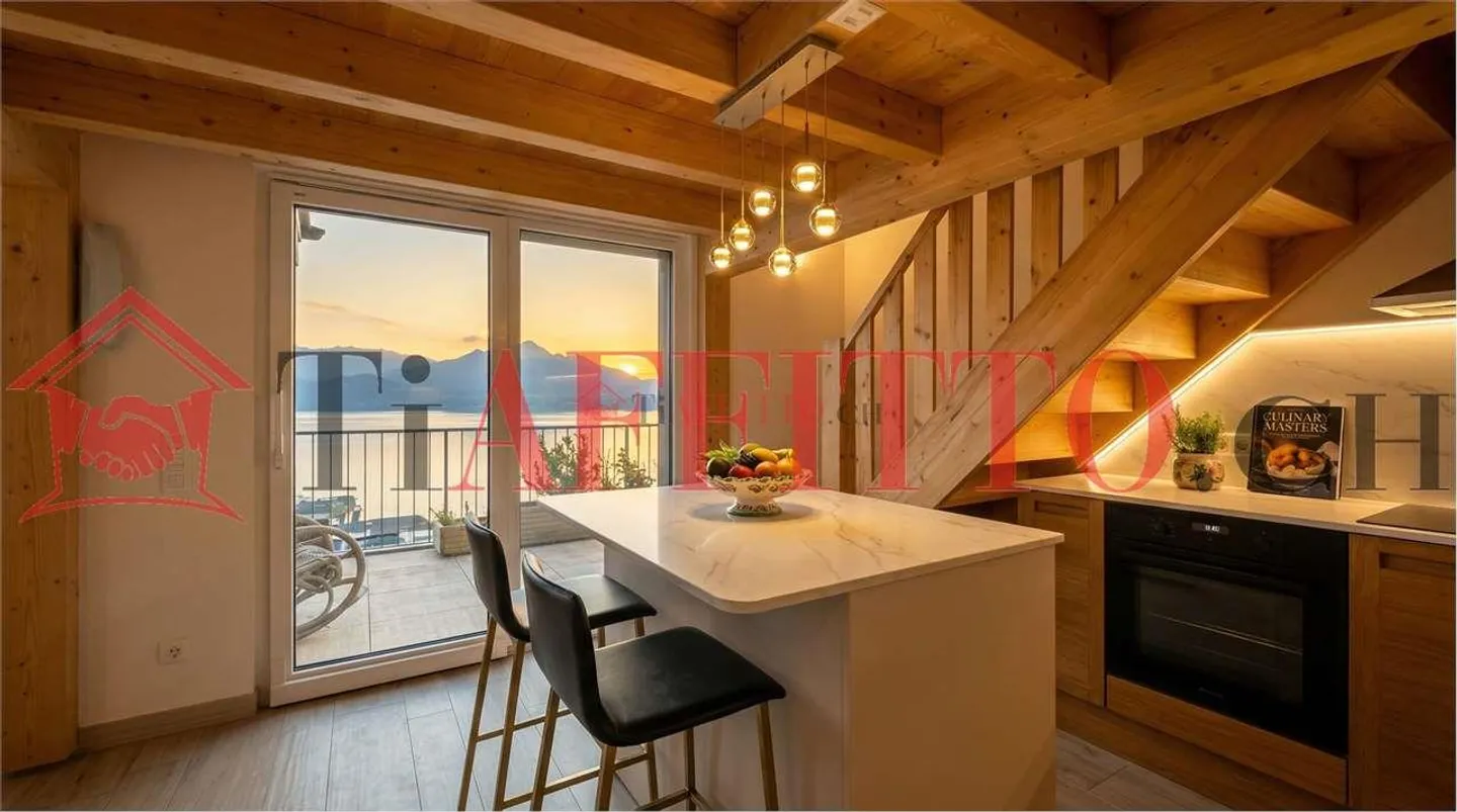 Elegante 5-Zimmer-Wohnung in Brè - Foto 7 von 13