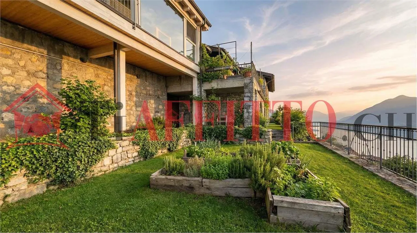 Elegante 5-Zimmer-Wohnung in Brè - Foto 13 von 13