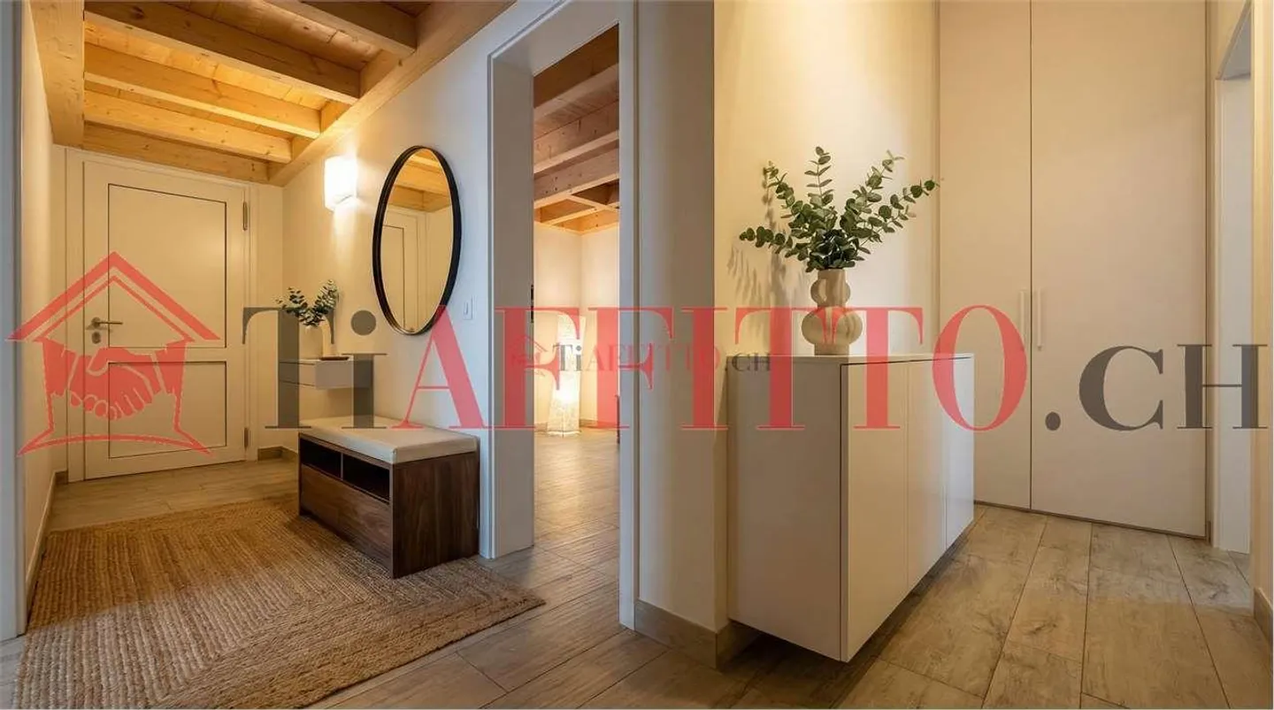 Elegante 5-Zimmer-Wohnung in Brè - Foto 10 von 13