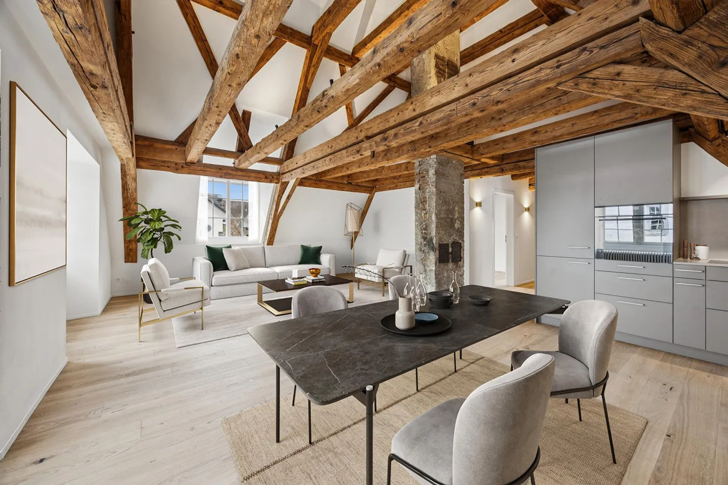 Stilvolles Apartment in Bremgarten - Foto 2 von 10