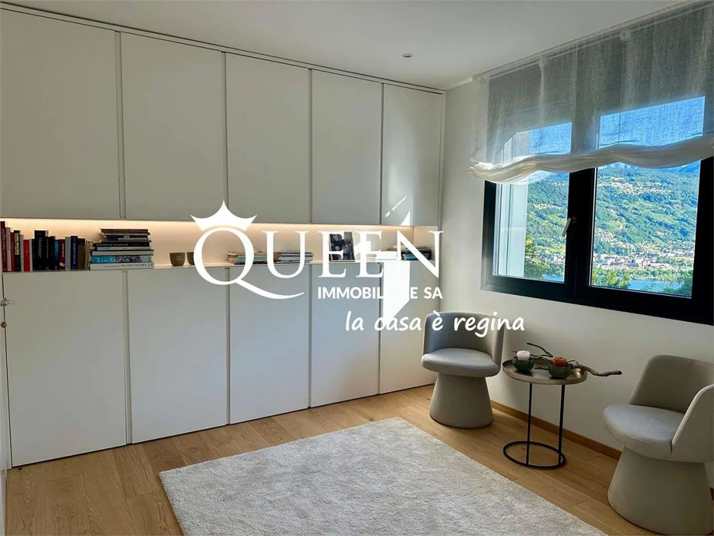 Montagnola: esclusivo attico 4.5 locali arredato con vista lago - Foto 8 di 9