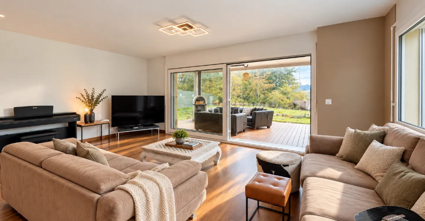 Villa contemporanea con piscina e giardino privato - Foto 4 di 13