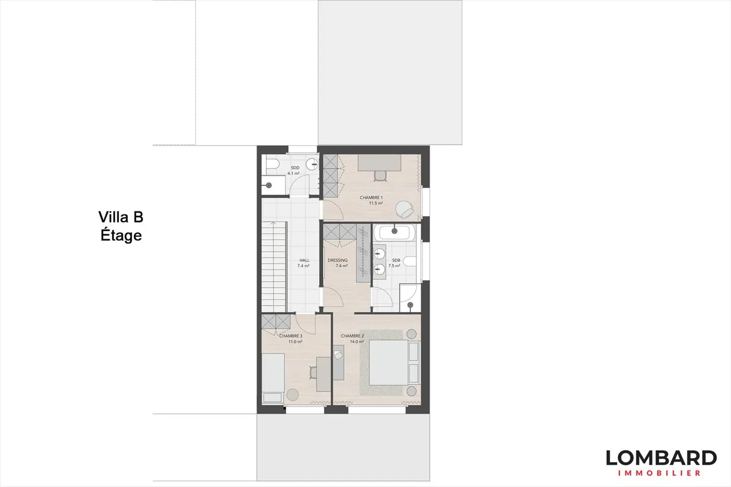 Villa 5.5 rooms - Photo 10 of 11