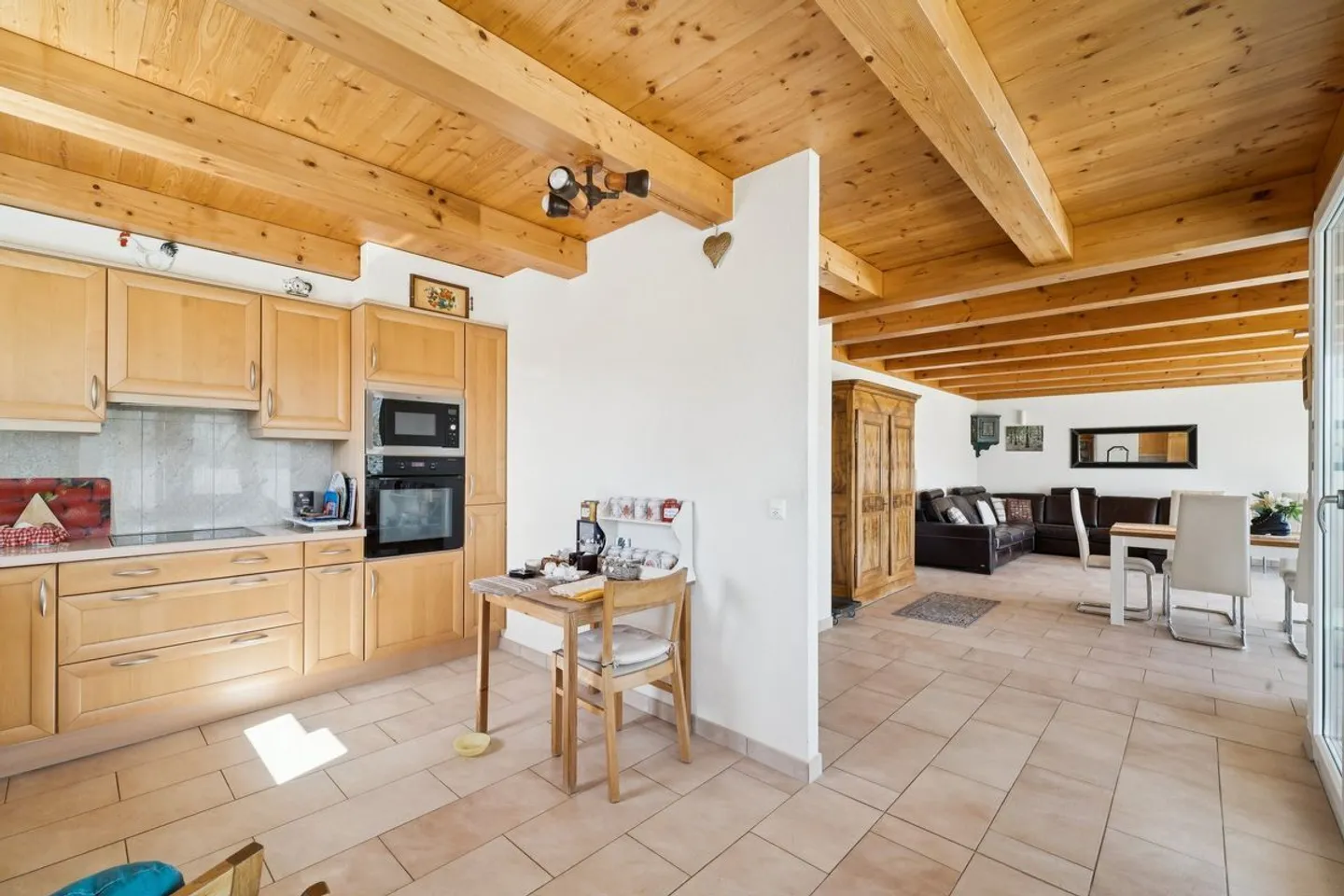 Helles Apartment mit Alpenblick - Foto 4 von 11