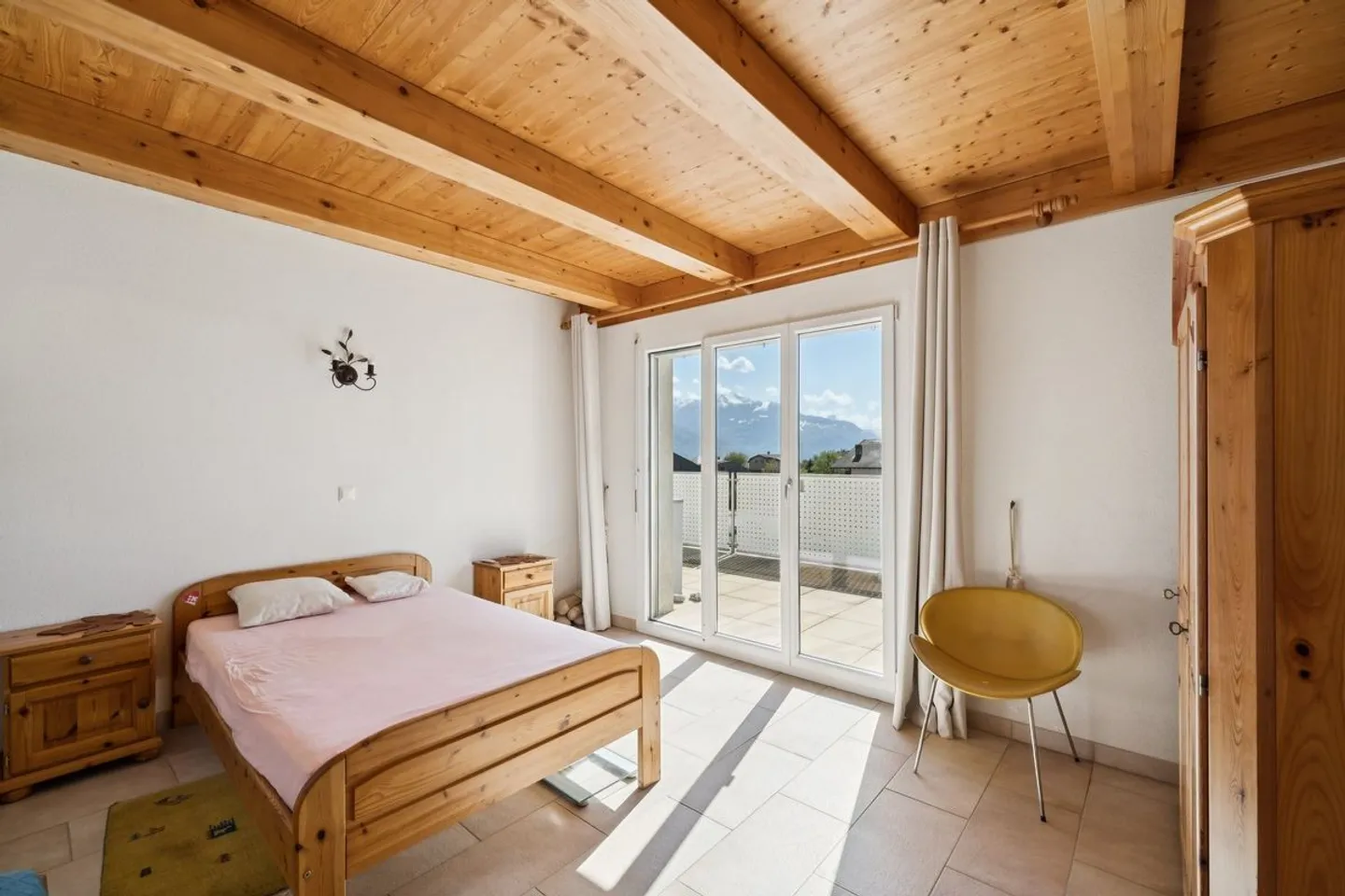 Helles Apartment mit Alpenblick - Foto 6 von 11