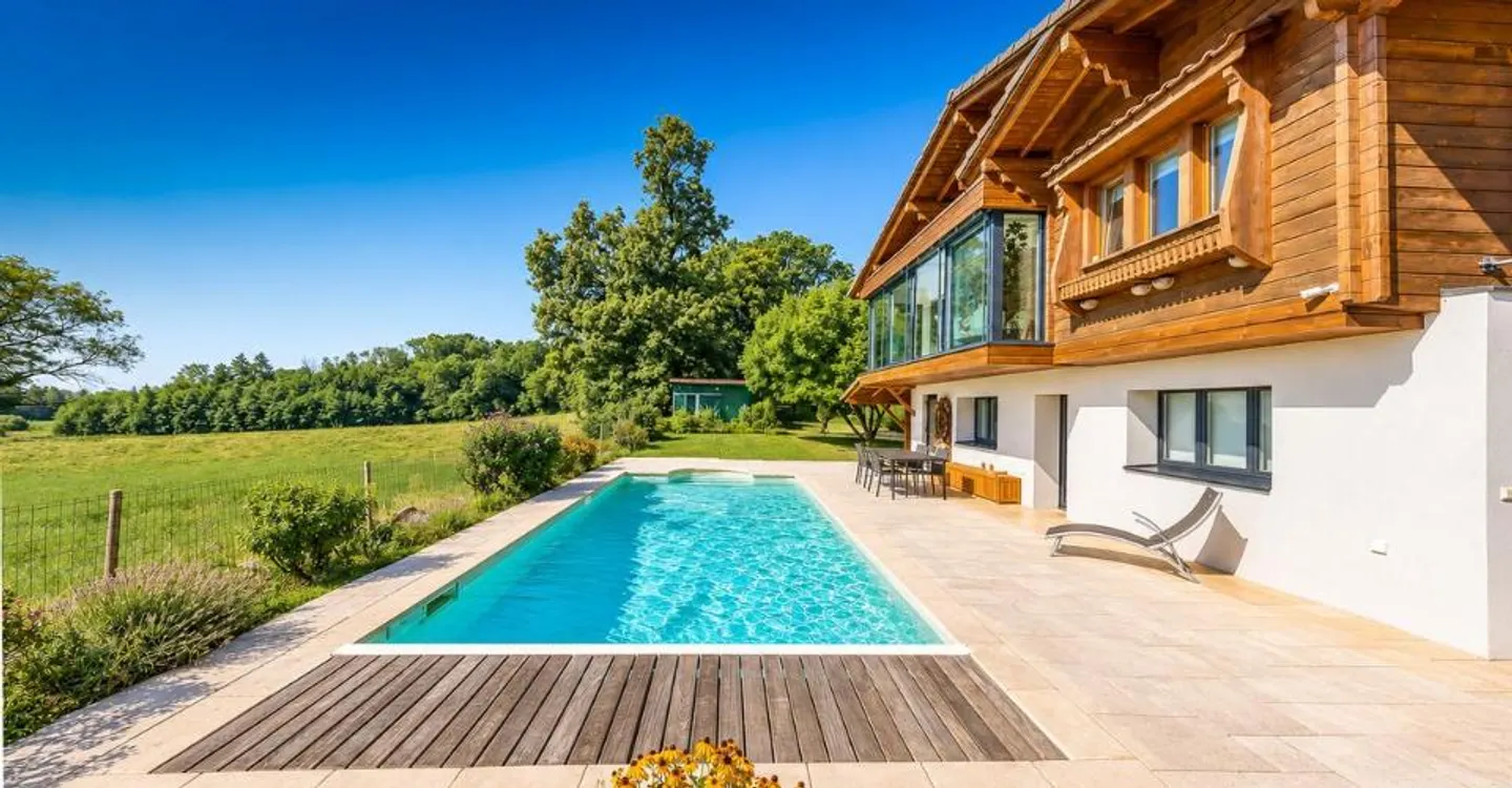 Very beautiful villa with panoramic view of the lake & Mt-Blanc! - Photo 3 of 13