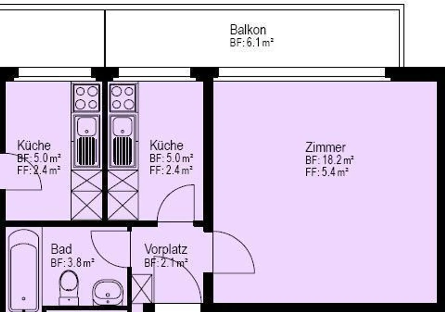 Charmante Wohnung Nähe Stadt - Foto 7 von 7