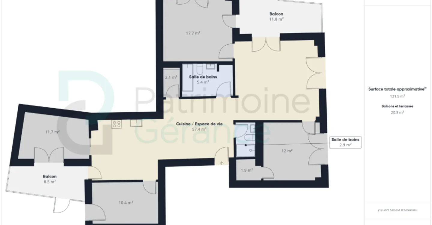 NEW, LAKE VIEW AND 4 BEDROOMS: YOUR 5.5 ROOMS IN BEAUREGARD! - Photo 6 of 6