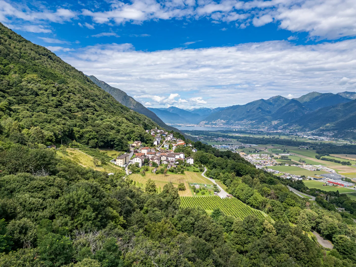Casa ticinese con 20'000 m di terreno, piscina e rustico - Foto 20 di 20