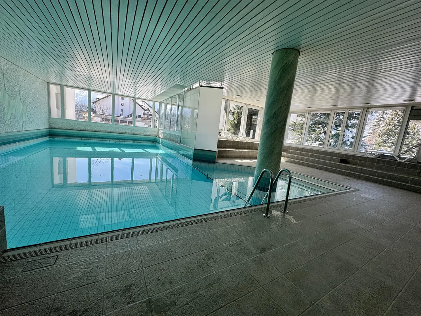 Studio Laax Murschetg, top location, available immediately until November, indoor pool, sauna - Photo 10 of 11
