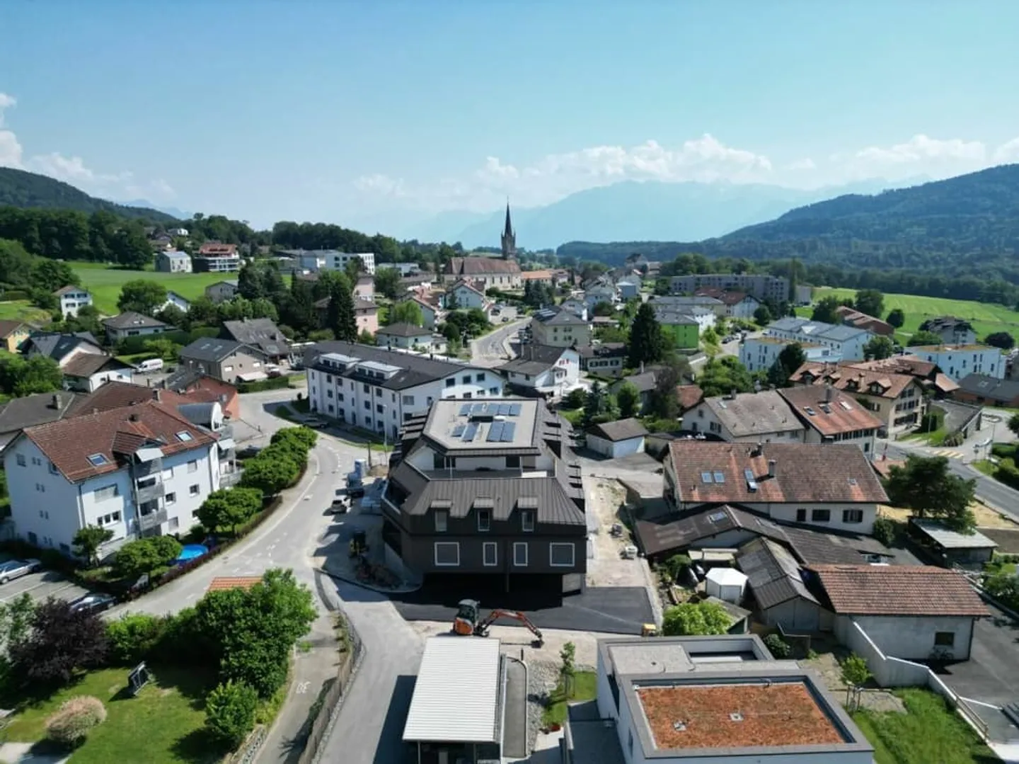 Posto auto esterno Corcelles - Foto 2 di 5