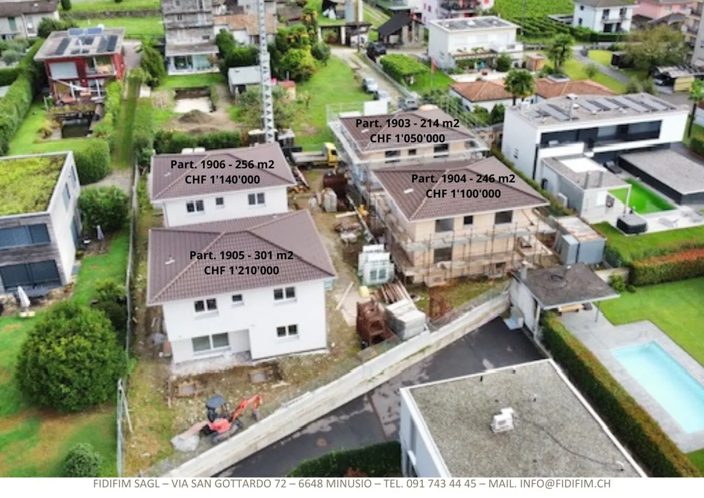 Vente à Cugnasco - Nouvelle maison individuelle avec 5,5 pièces dans un endroit calme - Photo 1 sur 23