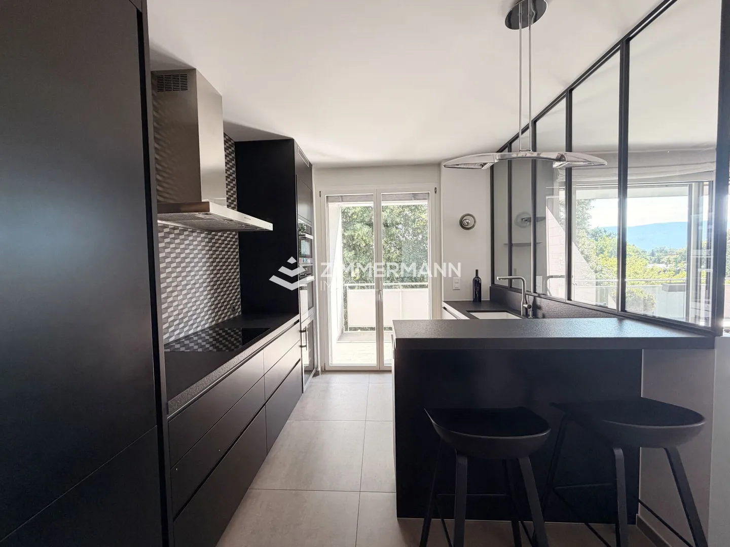 Magnificent 5-room partially furnished apartment with large terrace and unobstructed view! - Photo 3 of 8
