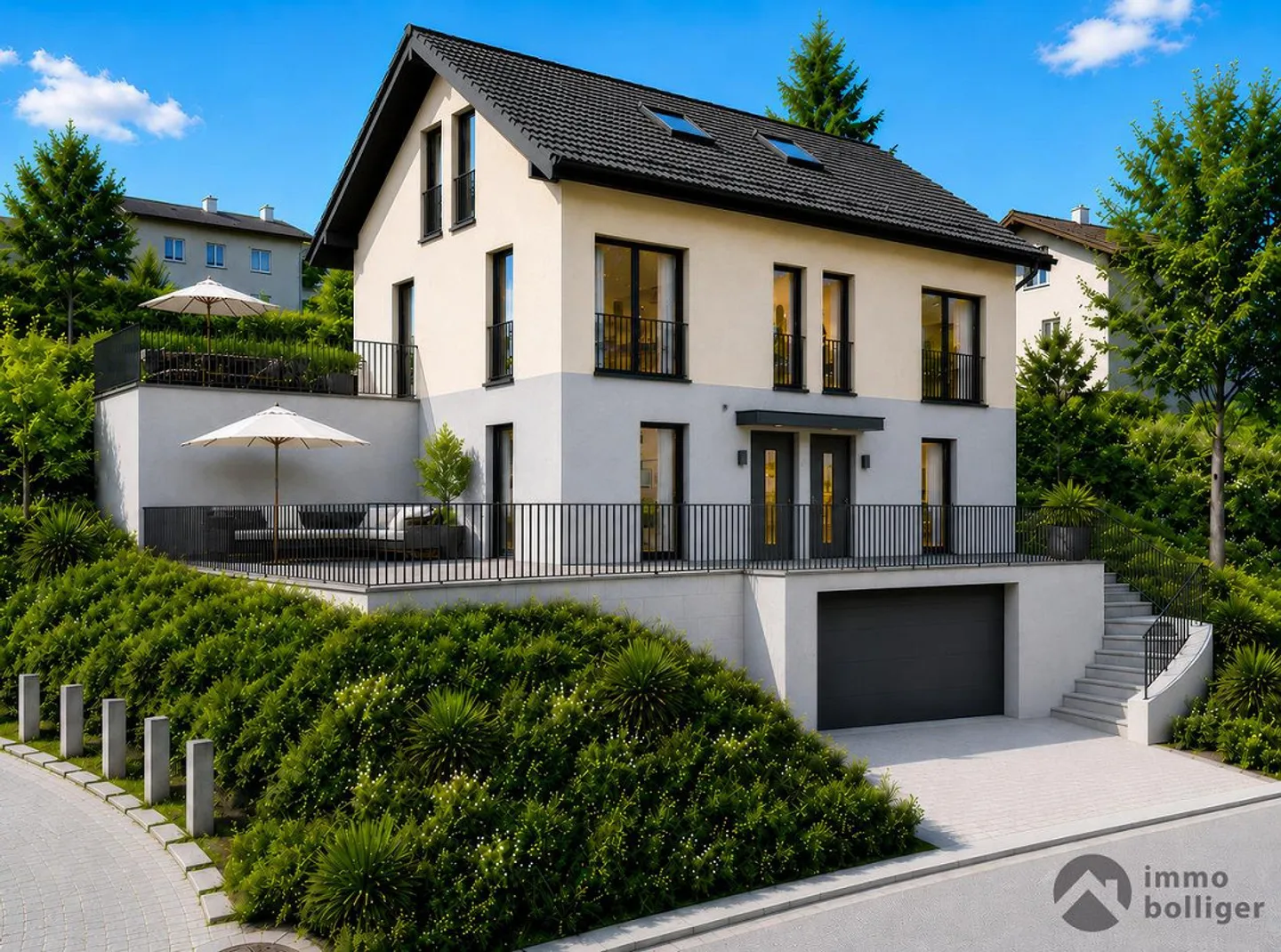 Modern Duplex in Central Holziken - Photo 1 of 11