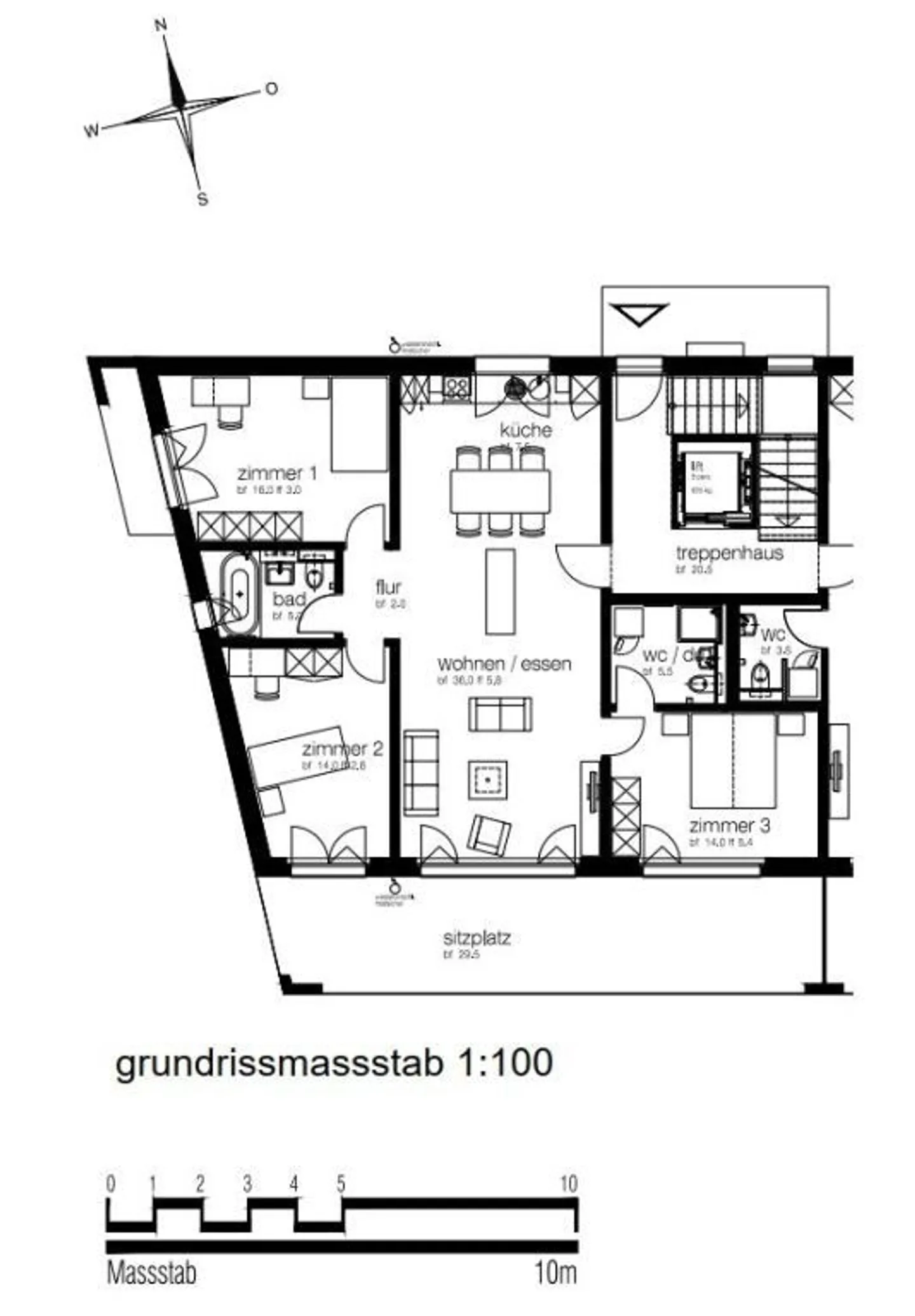 Stilvolle Erdgeschoss-Wohnung - Foto 9 von 9