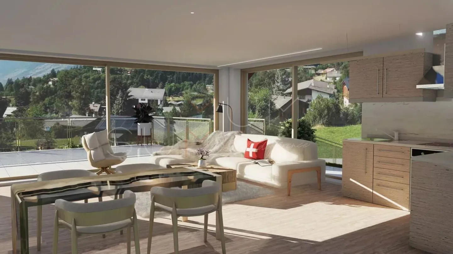 Rare - Attic 4.5 rooms with panoramic view - Main residence - Photo 5 of 13