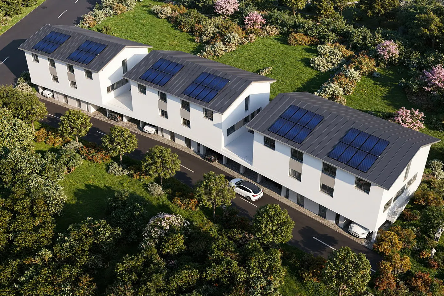 Neue 5,5-Zimmer-Villen in Prez-vers-Siviriez - Foto 1 von 9