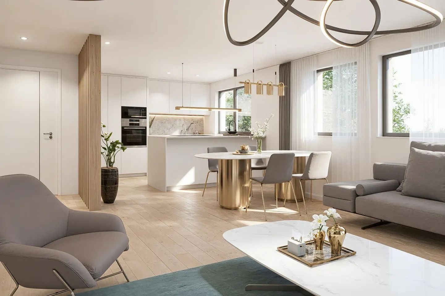 Neue 5,5-Zimmer-Villen in Prez-vers-Siviriez - Foto 6 von 9
