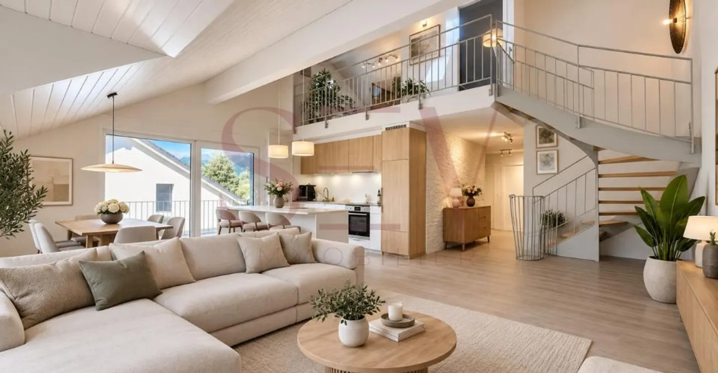 Magnifique duplex de 4.5 pièces avec mezzanine - Foto 1 di 6