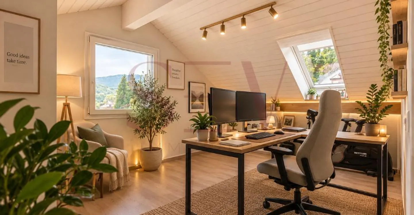 Magnifique duplex de 4.5 pièces avec mezzanine - Foto 3 di 6