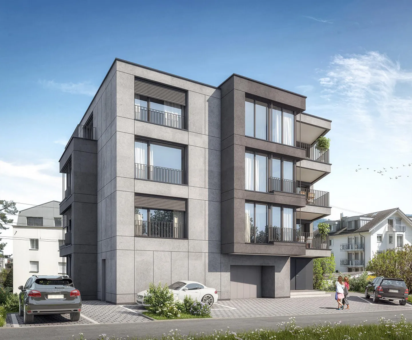 Elegante Terrassenwohnung in Hergiswil - Foto 1 von 9