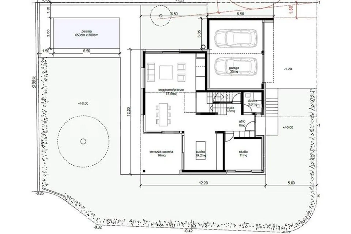 Terreno edificabile R3 con licenza edilizia - Foto 4 di 7
