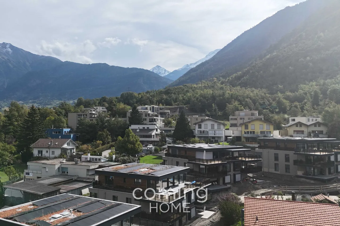 Attico di 6,5 stanze a Glis - appartamento moderno Minergie con grande terrazza solare - Foto 2 di 12