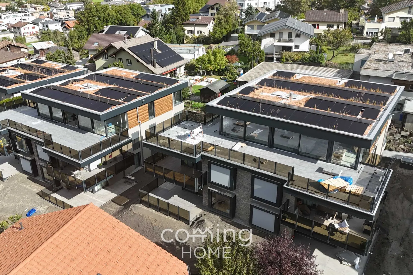 Attico di 6,5 stanze a Glis - appartamento moderno Minergie con grande terrazza solare - Foto 3 di 12