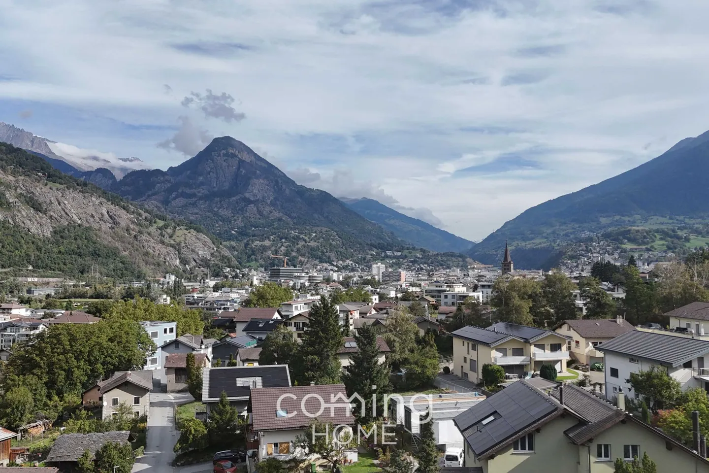 Attico di 6,5 stanze a Glis - appartamento moderno Minergie con grande terrazza solare - Foto 4 di 12